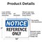 Signmission Reference Only, 10 in W x Rectangle, Aluminum OS-2PACK-NS-A-710-L-18014 - alternate 8